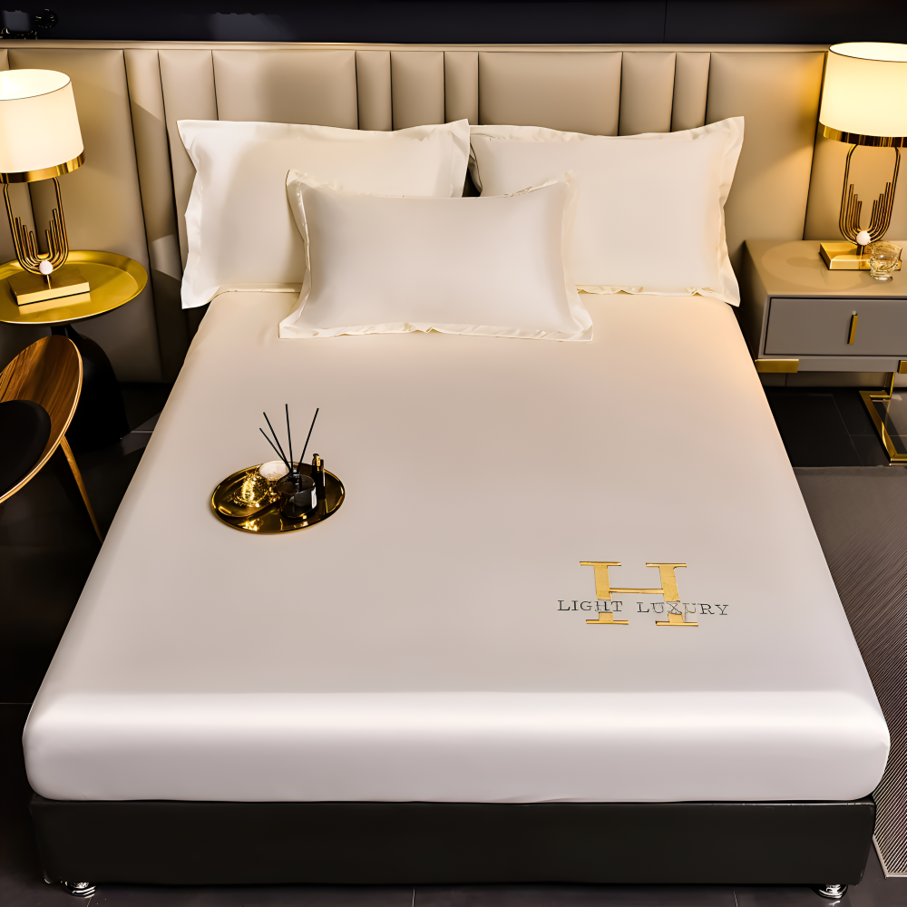 Glänzende Silk Sheets - Atmungsaktives Satin Spannbetttuch - Matratzenbezug