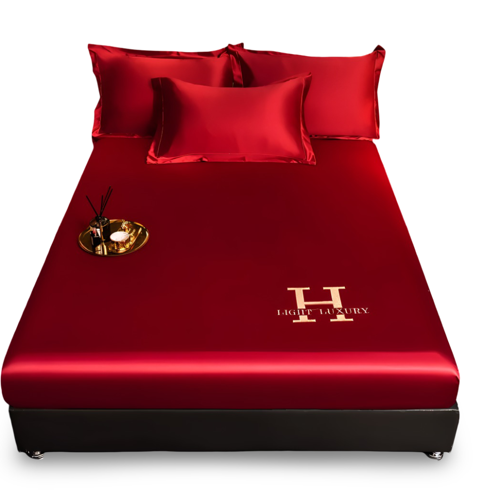 Glänzende Silk Sheets - Atmungsaktives Satin Spannbetttuch - Matratzenbezug