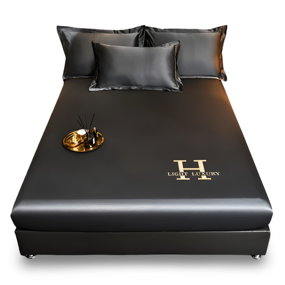 Glänzende Silk Sheets - Atmungsaktives Satin Spannbetttuch - Matratzenbezug