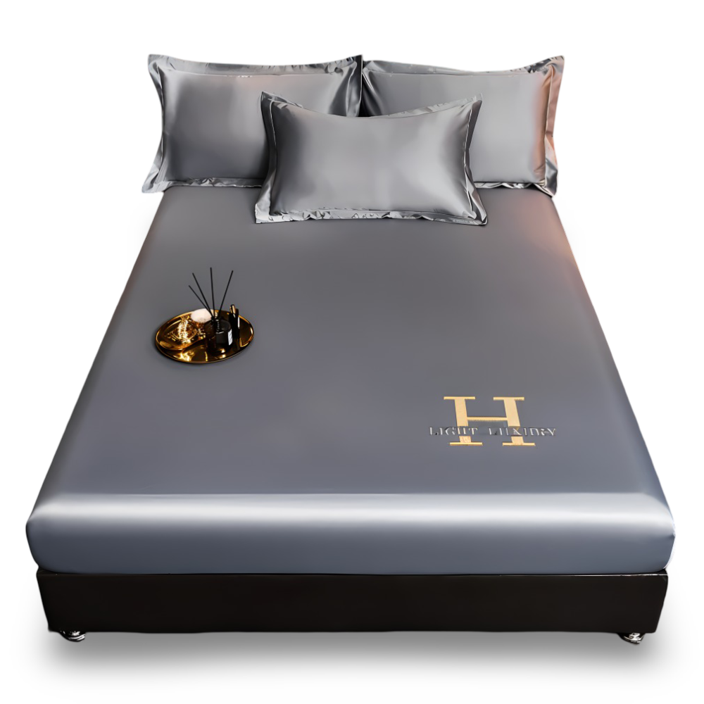 Glänzende Silk Sheets - Atmungsaktives Satin Spannbetttuch - Matratzenbezug