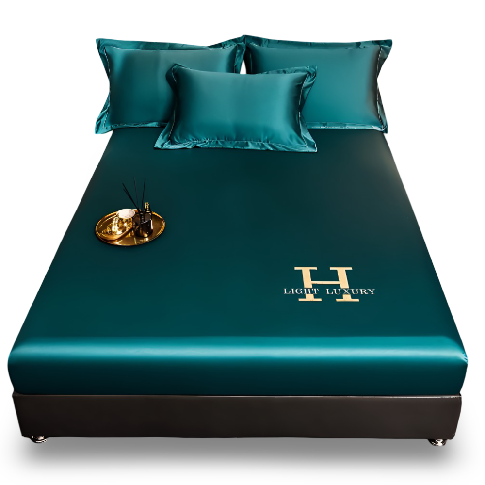 Glänzende Silk Sheets - Atmungsaktives Satin Spannbetttuch - Matratzenbezug