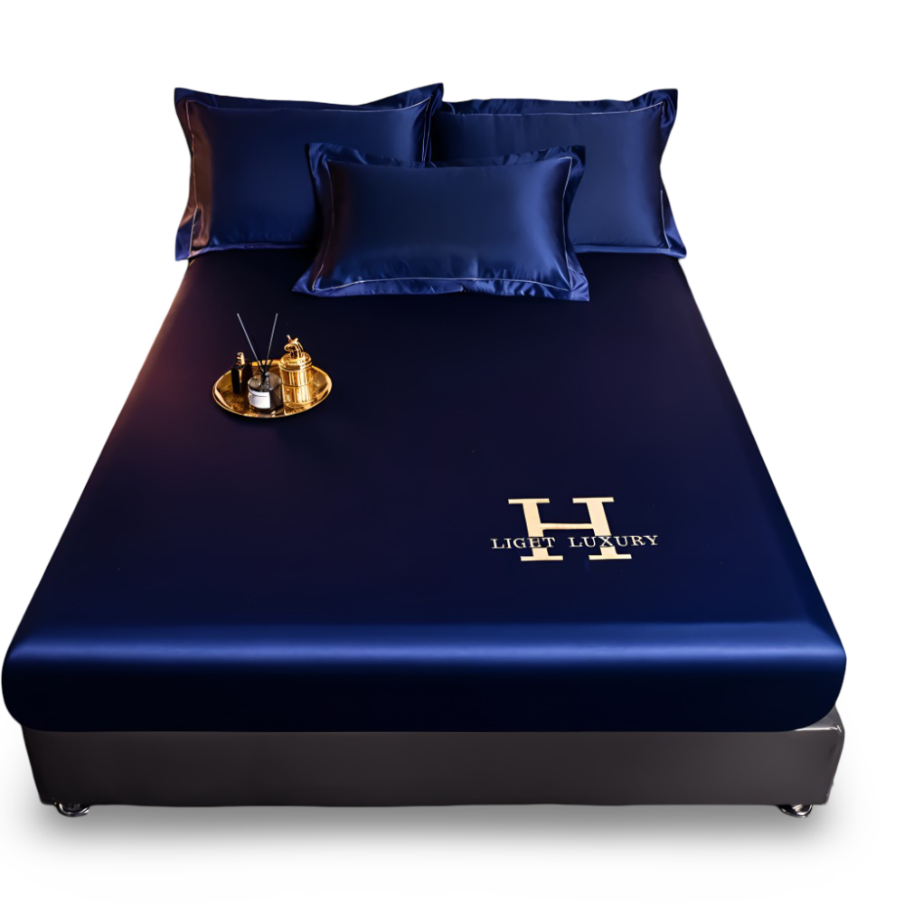 Glänzende Silk Sheets - Atmungsaktives Satin Spannbetttuch - Matratzenbezug