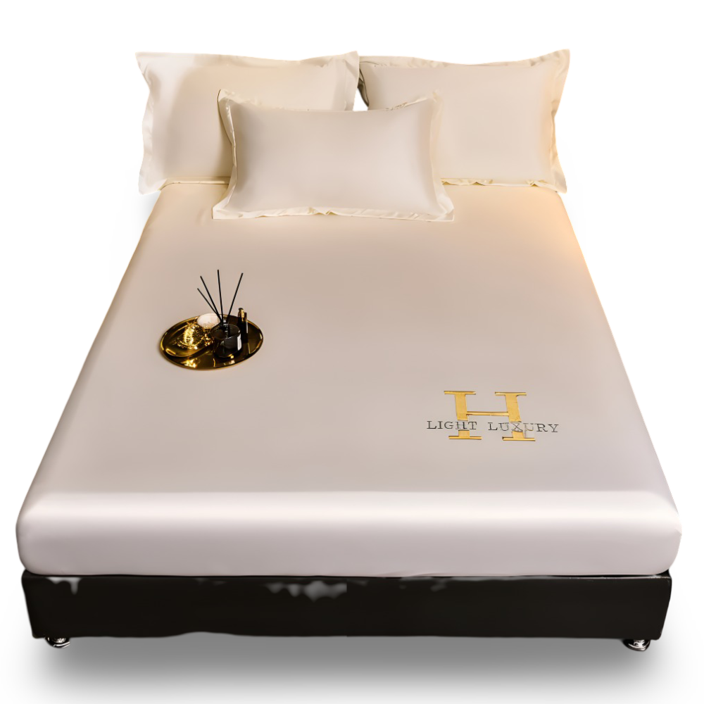 Glänzende Silk Sheets - Atmungsaktives Satin Spannbetttuch - Matratzenbezug