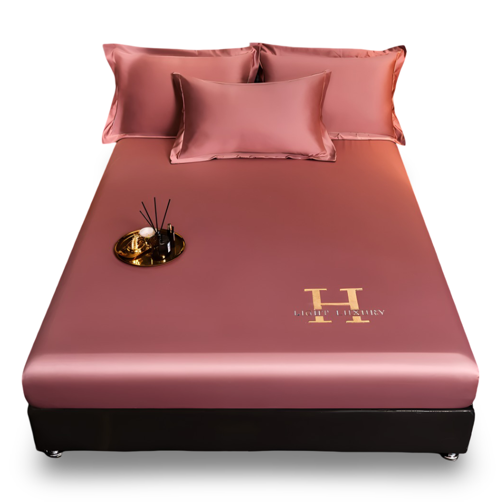 Glänzende Silk Sheets - Atmungsaktives Satin Spannbetttuch - Matratzenbezug