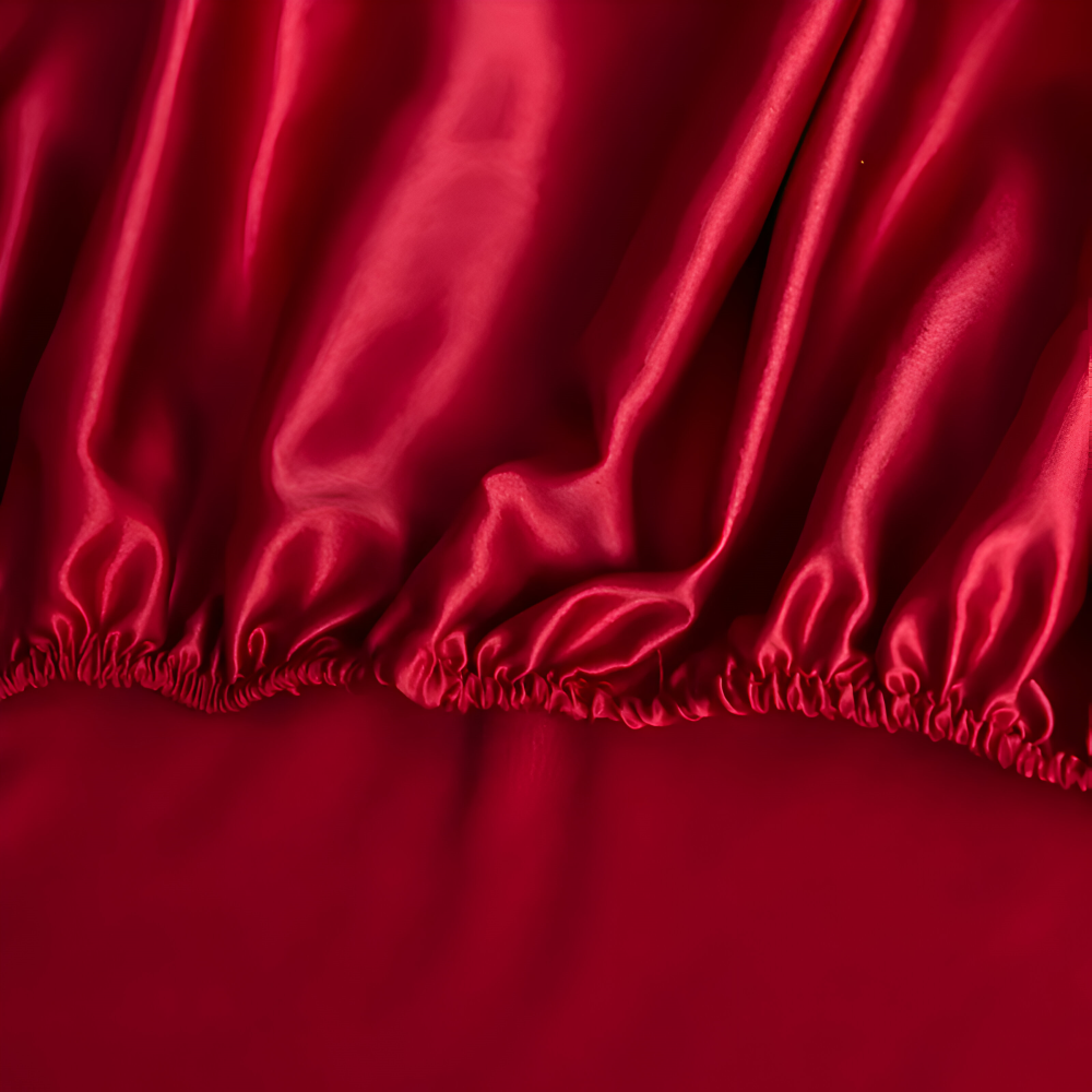 Glänzende Silk Sheets - Atmungsaktives Satin Spannbetttuch - Matratzenbezug