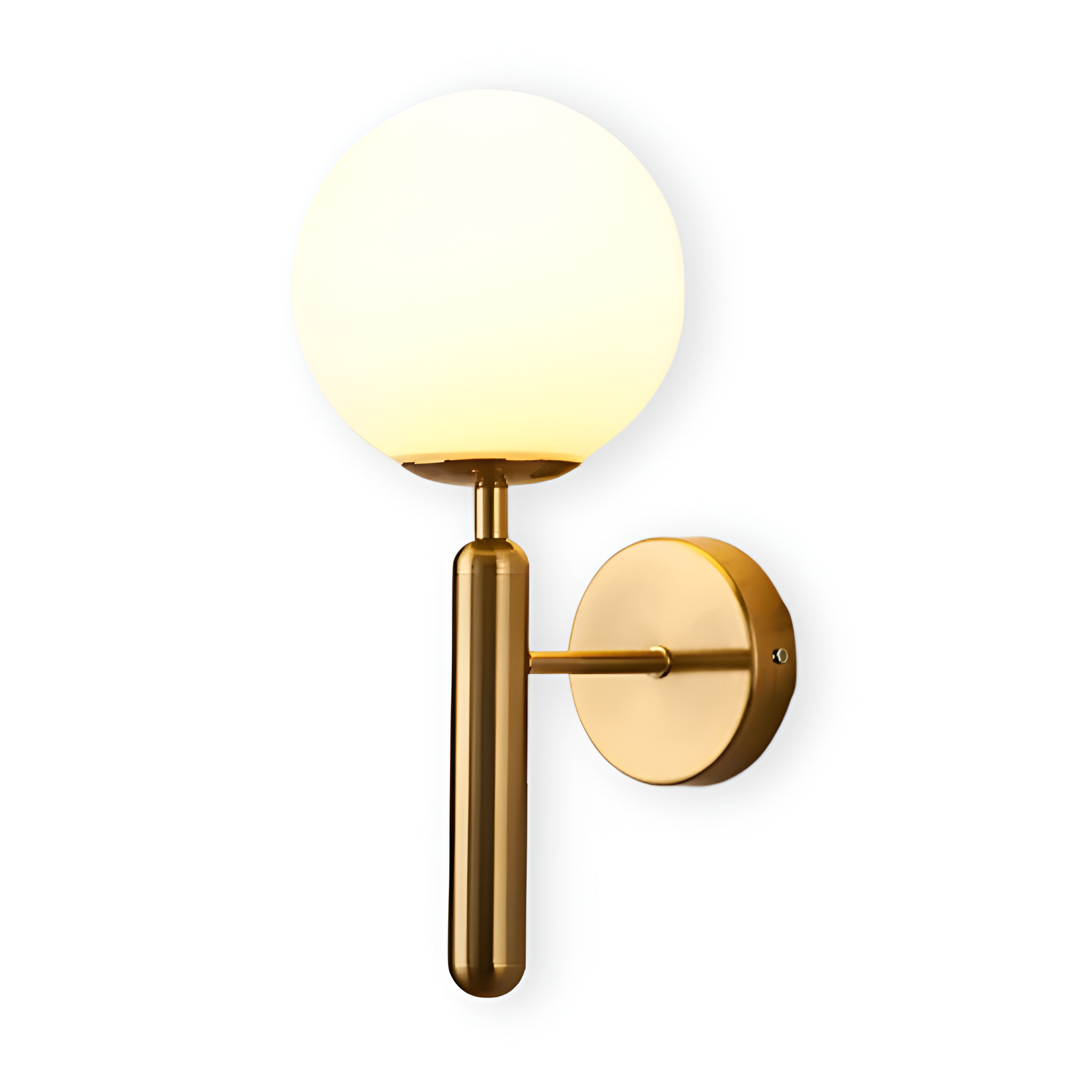 Glänzende Kugel Wandleuchte - Stilvolle Kupfer Wandlampe - Wandleuchten LED Indoor