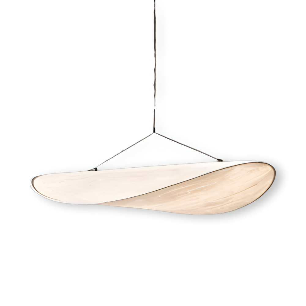 SilkyFab Pendelleuchte - Handgefertigte LED Hängelampe aus Stoff