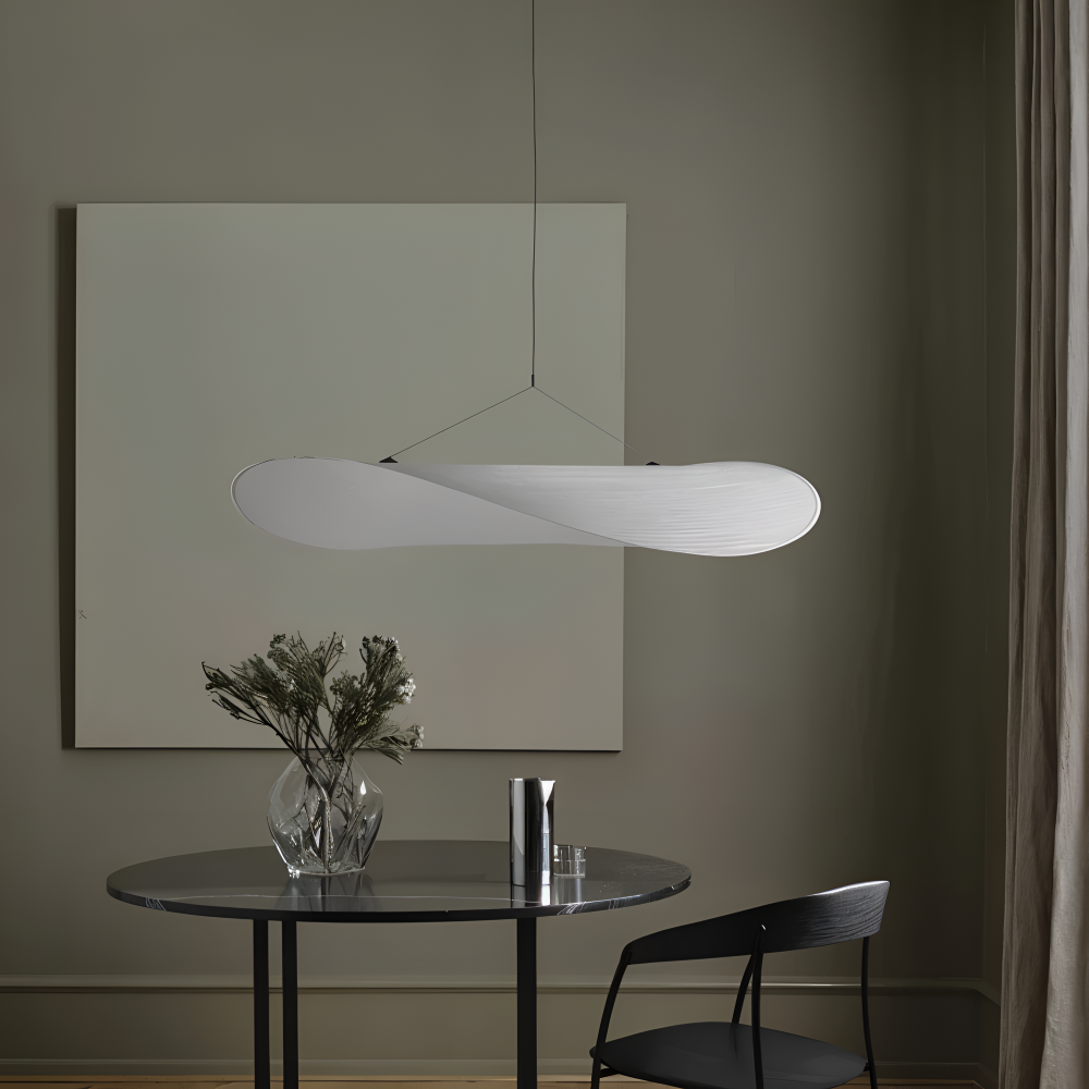 SilkyFab Pendelleuchte - Handgefertigte LED Hängelampe aus Stoff