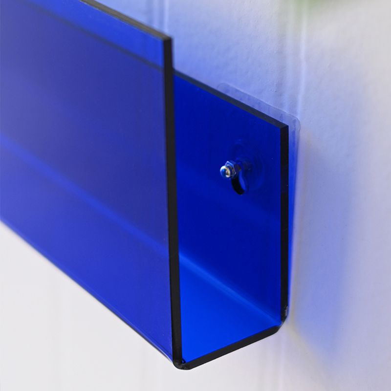 Skandinavisches Wandmontiertes Acryl-Bücherregal - Klar Minimalistisches Design für Modernes Zuhause 3