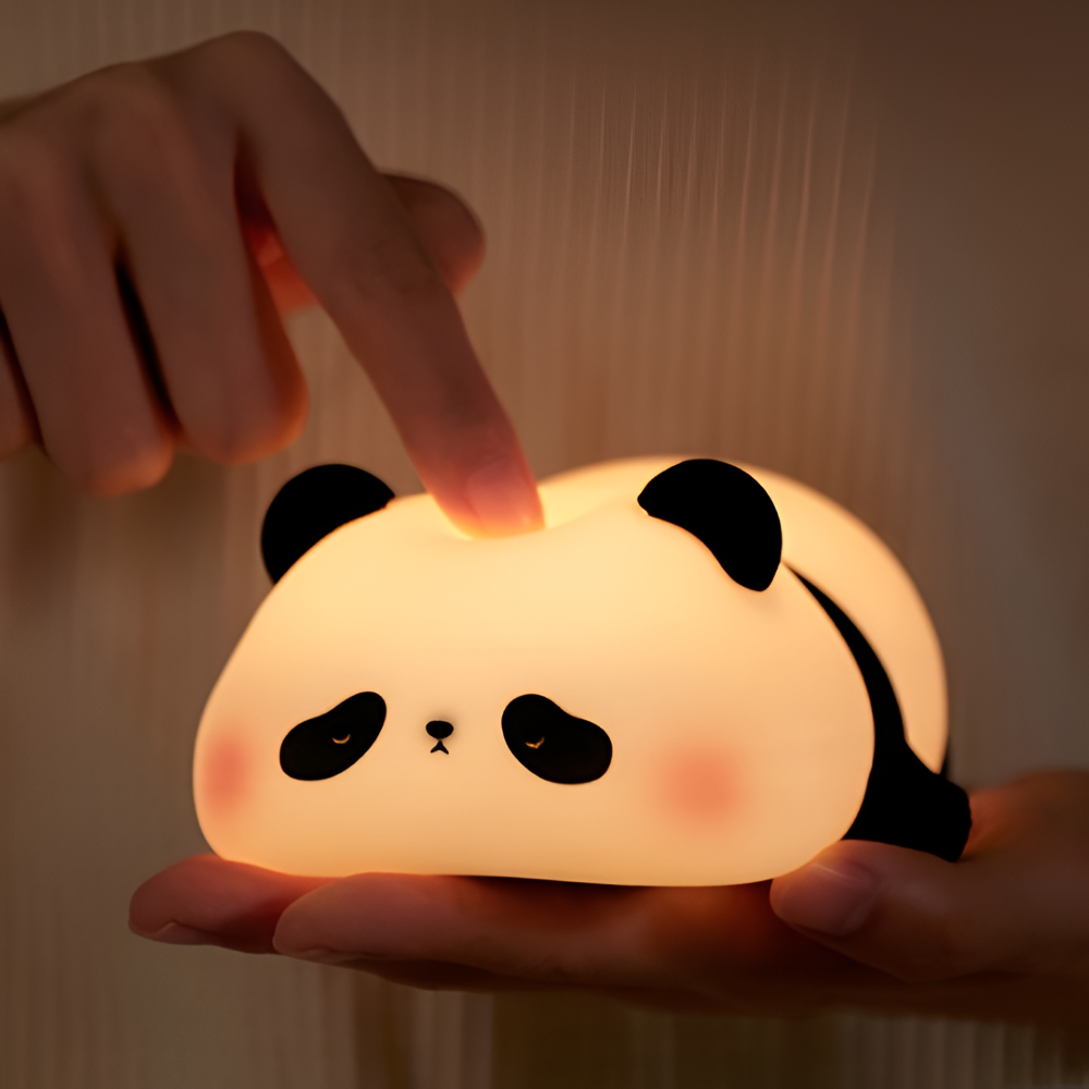 Soft Glow Panda LED Nachtlicht - Wiederaufladbares Kinder-Nachtlicht