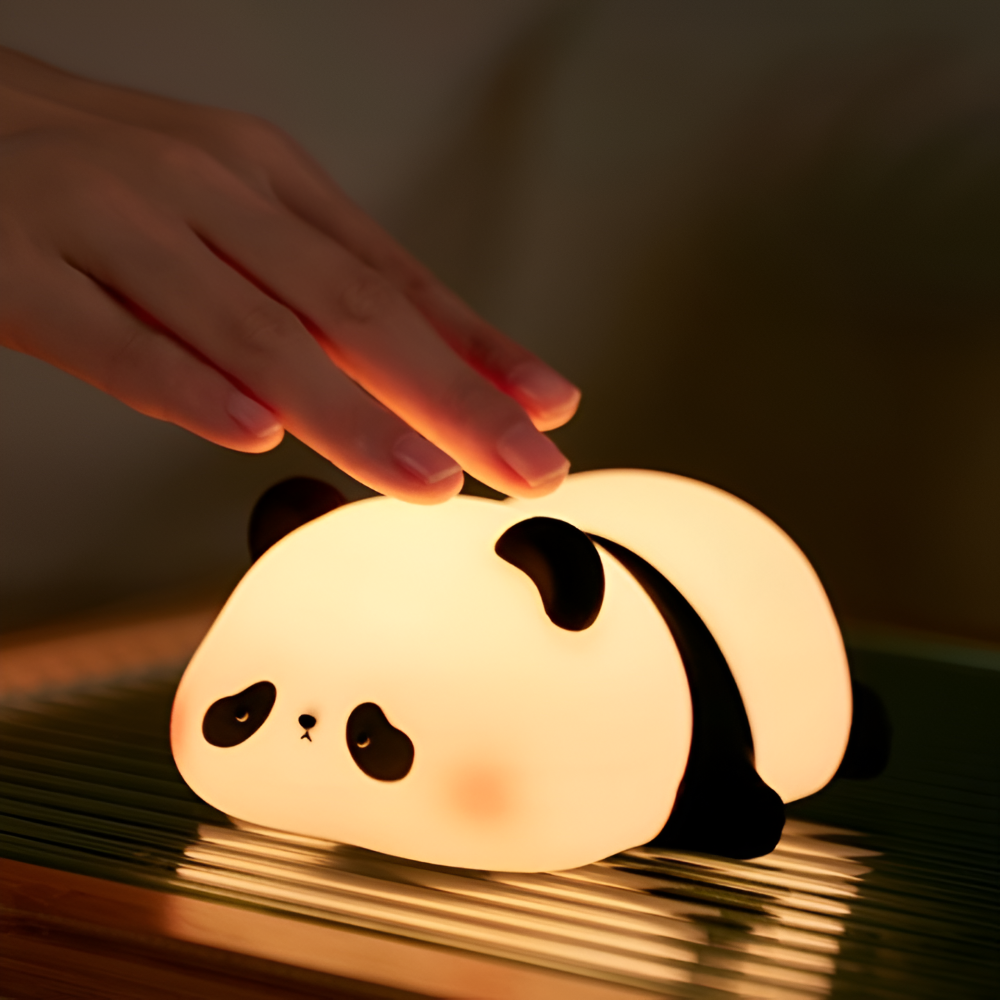 Soft Glow Panda LED Nachtlicht - Wiederaufladbares Kinder-Nachtlicht