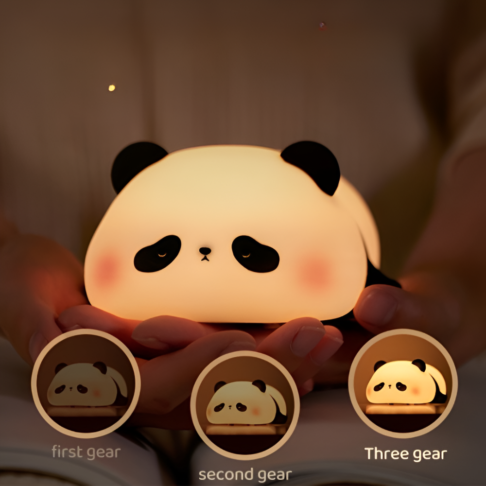 Soft Glow Panda LED Nachtlicht - Wiederaufladbares Kinder-Nachtlicht