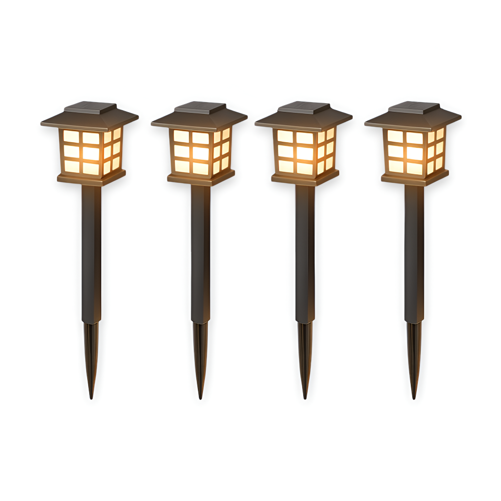 SolarPath Licht - 2/4/8 Stück Langlebige und Energieeffiziente Solarlampe für den Garten