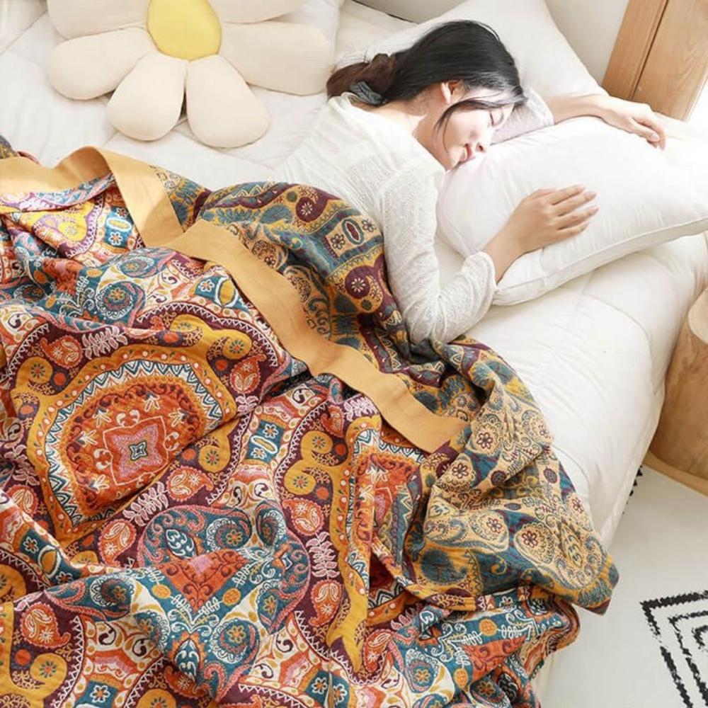 Soleil Boho Wendedecke | Kühlende Faser, Atmungsaktiv 3