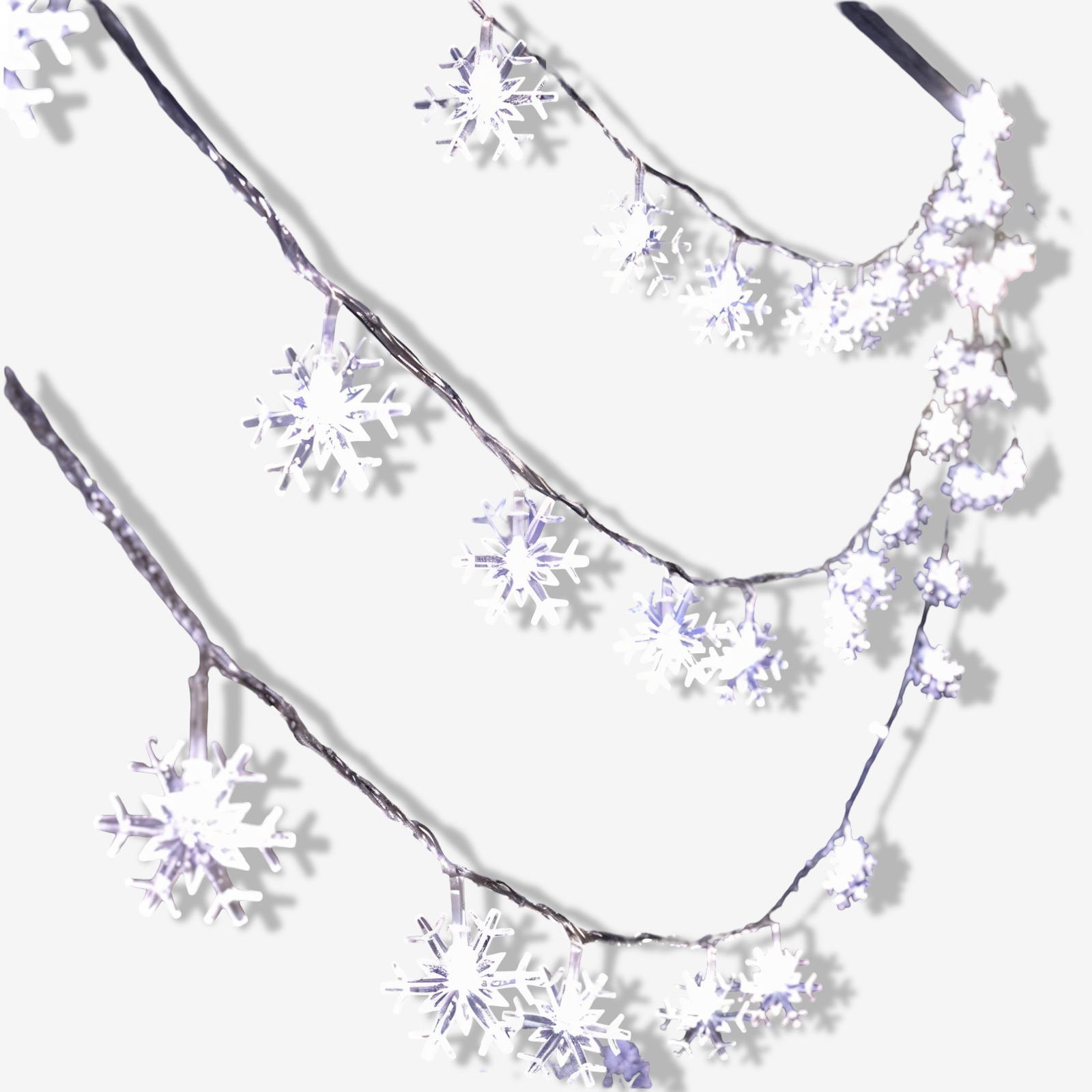 Sparkle Lichterkette - Dekorative Kugel, Blumen, Stern, Schneeflocke LED String Lights