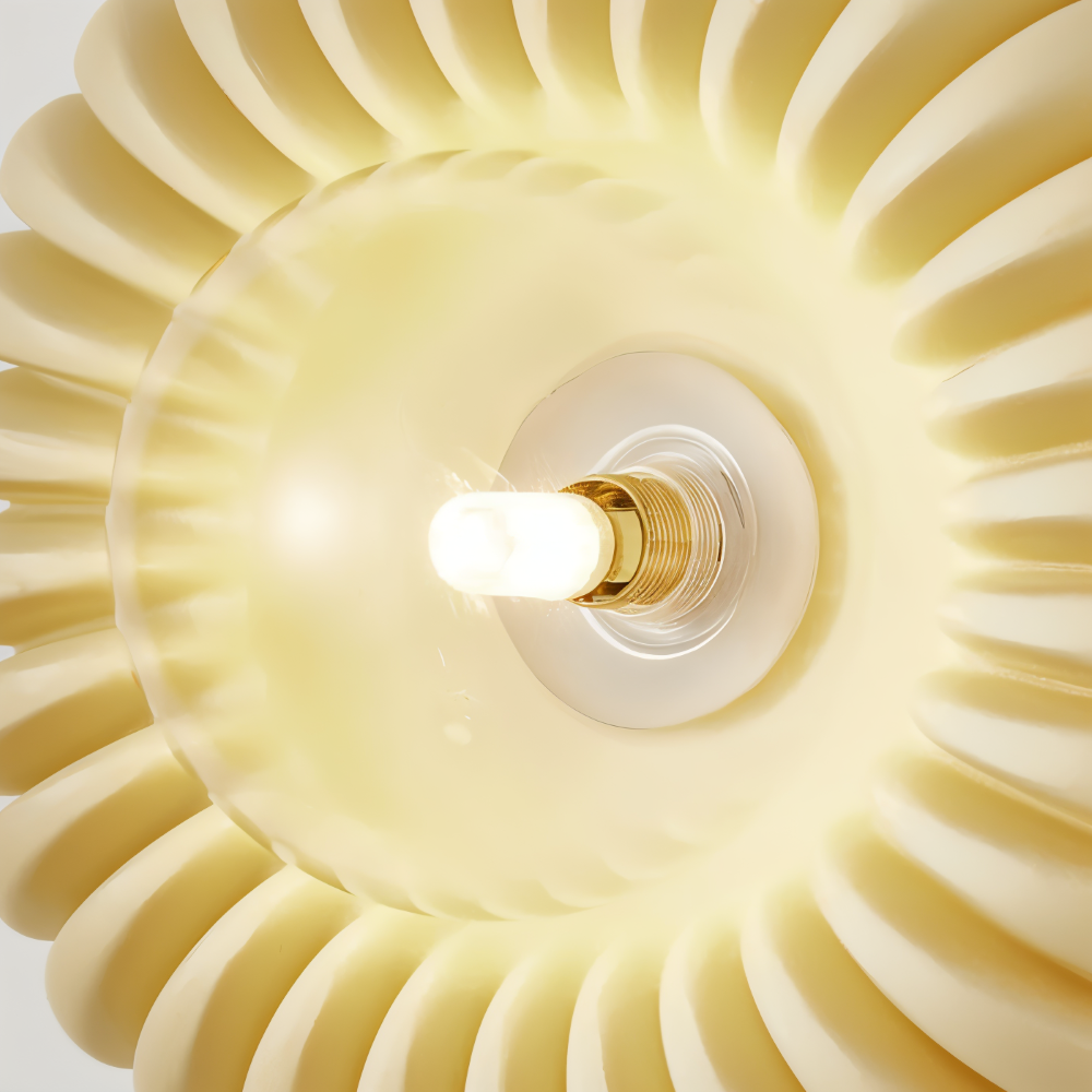SpringCirc Wandleuchte - Kunstvolle Kreisförmige Wandlampe - Kunstharz Wandlampe Design - Schlafzimmer Wandleuchten LED