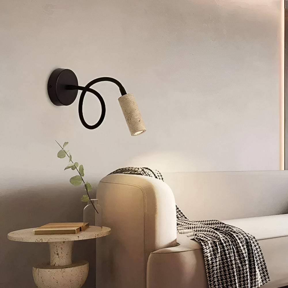 Stilvolle Marmor Wandleuchte für moderne Wohnräume - Elegante Wandbeleuchtung