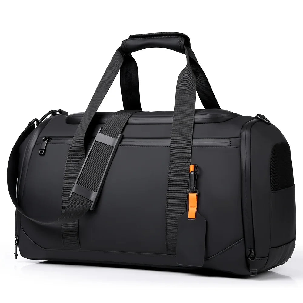 Stylische Sporttasche Damen - Geräumige Reisetasche in Schwarz für Übernachtungen 8