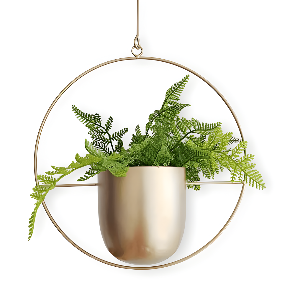 Stilvoller Minimalistischer Hängeblumentopf für moderne Wohnkultur