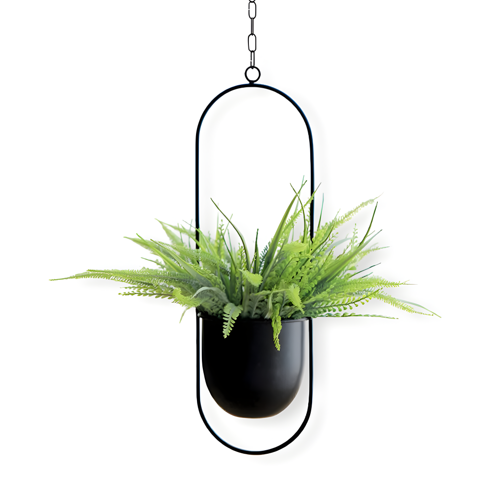 Stilvoller Minimalistischer Hängeblumentopf für moderne Wohnkultur