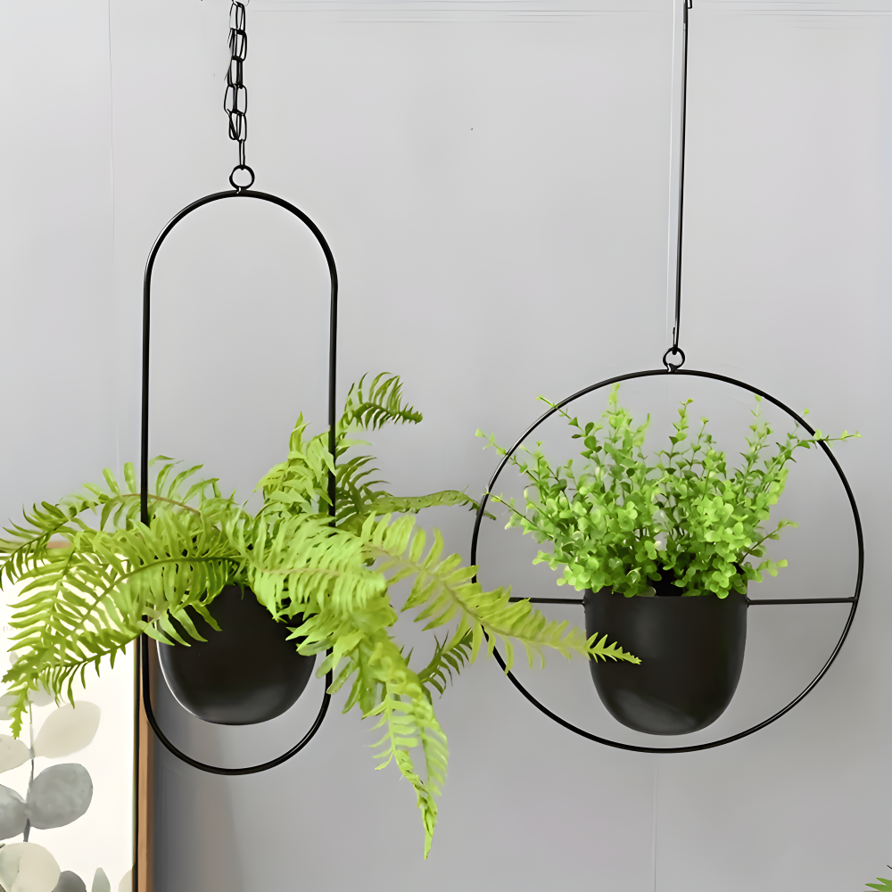 Stilvoller Minimalistischer Hängeblumentopf für moderne Wohnkultur