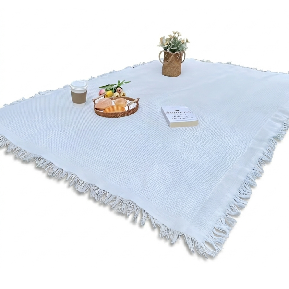 Stylische Picknickdecke 180x180 cm - Wasserdicht & Faltbar - Outdoor Strandmatte & Campingdecke