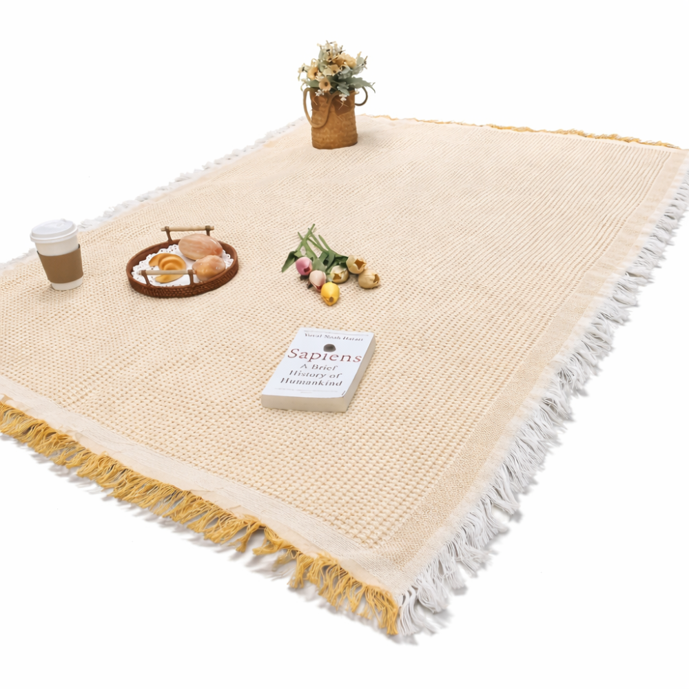 Stylische Picknickdecke 180x180 cm - Wasserdicht & Faltbar - Outdoor Strandmatte & Campingdecke