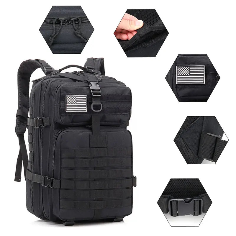 Taktischer Rucksack Herren - Robustes Molle Design in 30L und 45L für Outdoor-Abenteuer 5