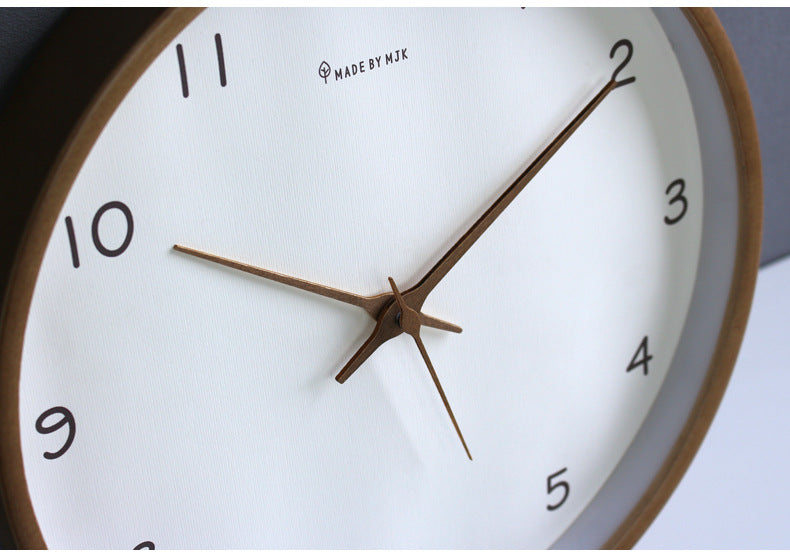 Timber Wanduhr Modern | Massivholz, 30 cm, Zeitloses Design 5