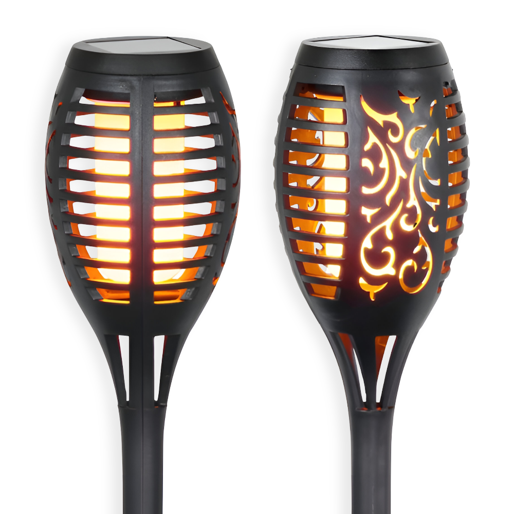 Torchlight - IP65 Wasserdicht Flackernde Flamme Solarleuchten für draußen