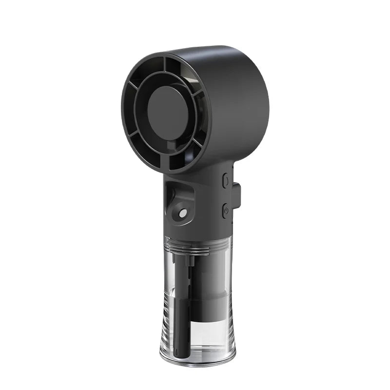 Tragbarer Handventilator mit Wasserspray – Mini-Nebelventilator in Weiß für ultimative Erfrischung unterwegs 6