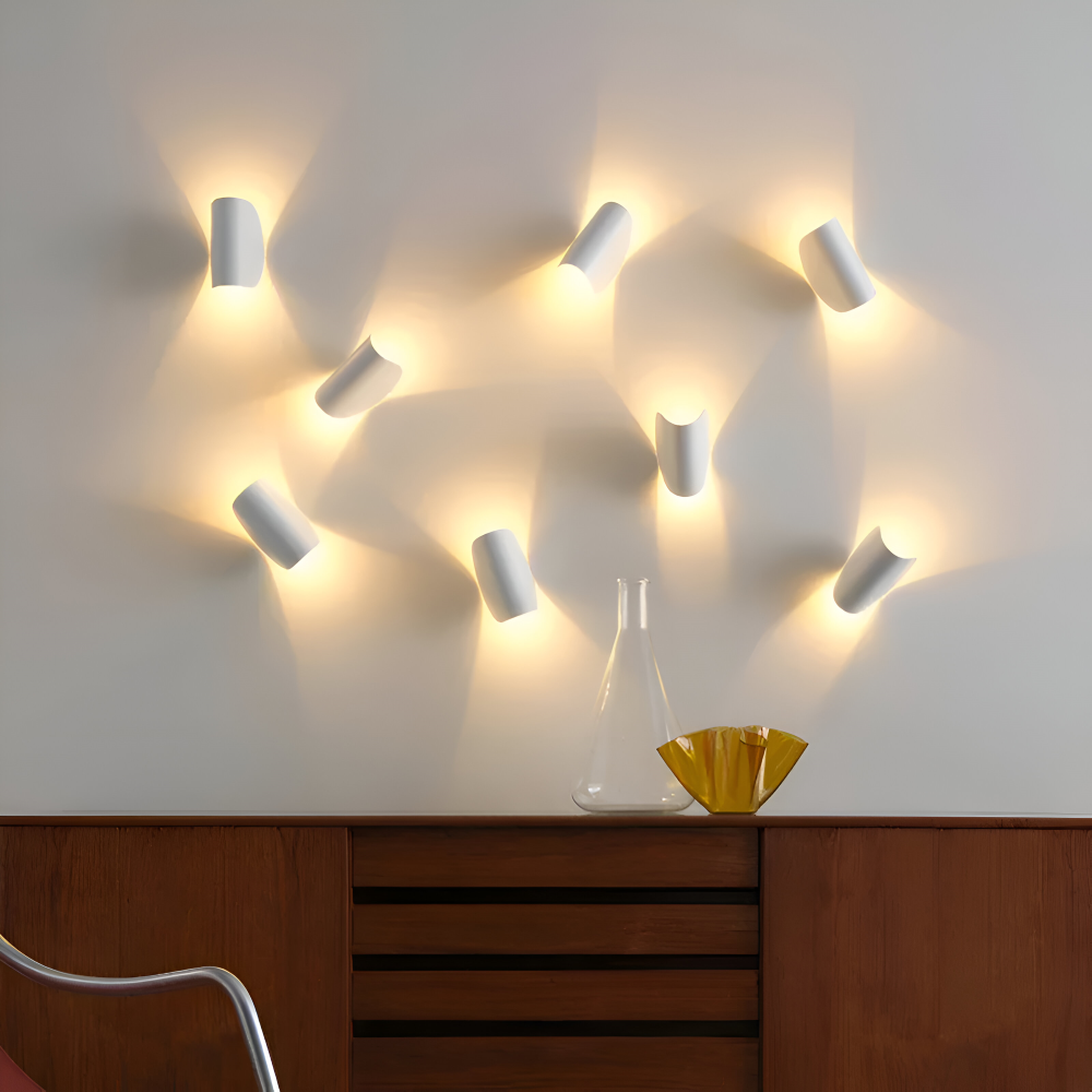 Twist Wandleuchte - Drehbare Wandleuchte aus Metall - Curve Wandlampe