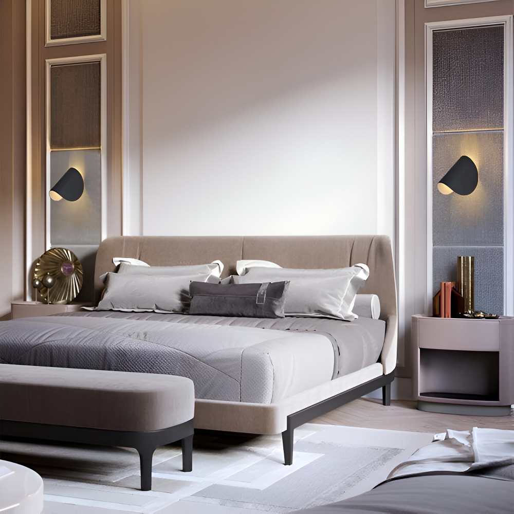 Twist Wandleuchte - Drehbare Wandleuchte aus Metall - Curve Wandlampe