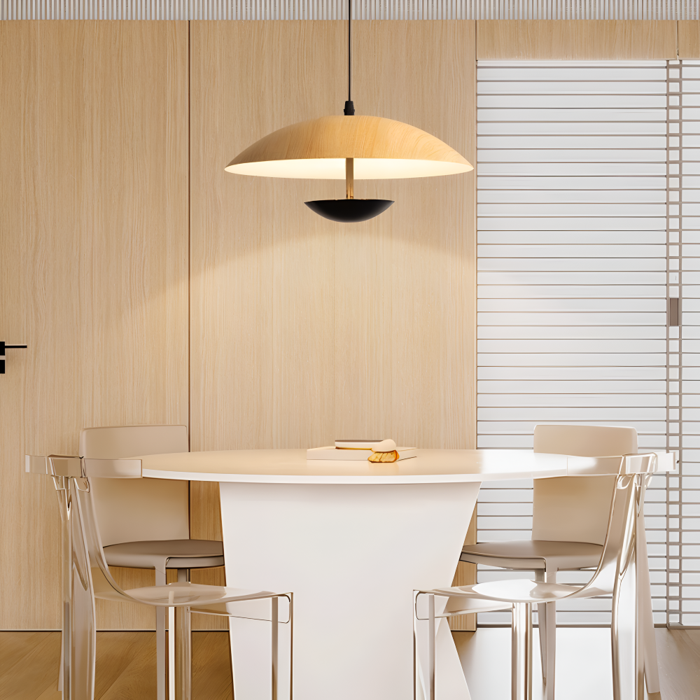 UmbreClash Pendelleuchte - Moderne Regenschirm Inspirierte Acryl Hängelampe - Retro Industrielle Beleuchtung