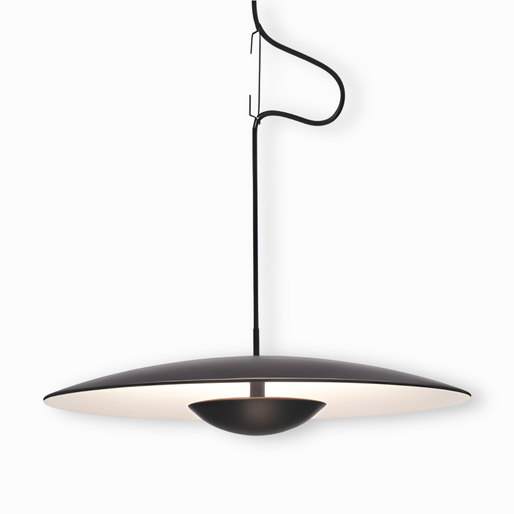 UmbreClash Pendelleuchte - Moderne Regenschirm Inspirierte Acryl Hängelampe - Retro Industrielle Beleuchtung