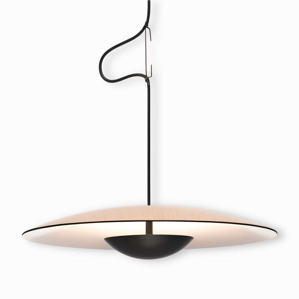 UmbreClash Pendelleuchte - Moderne Regenschirm Inspirierte Acryl Hängelampe - Retro Industrielle Beleuchtung