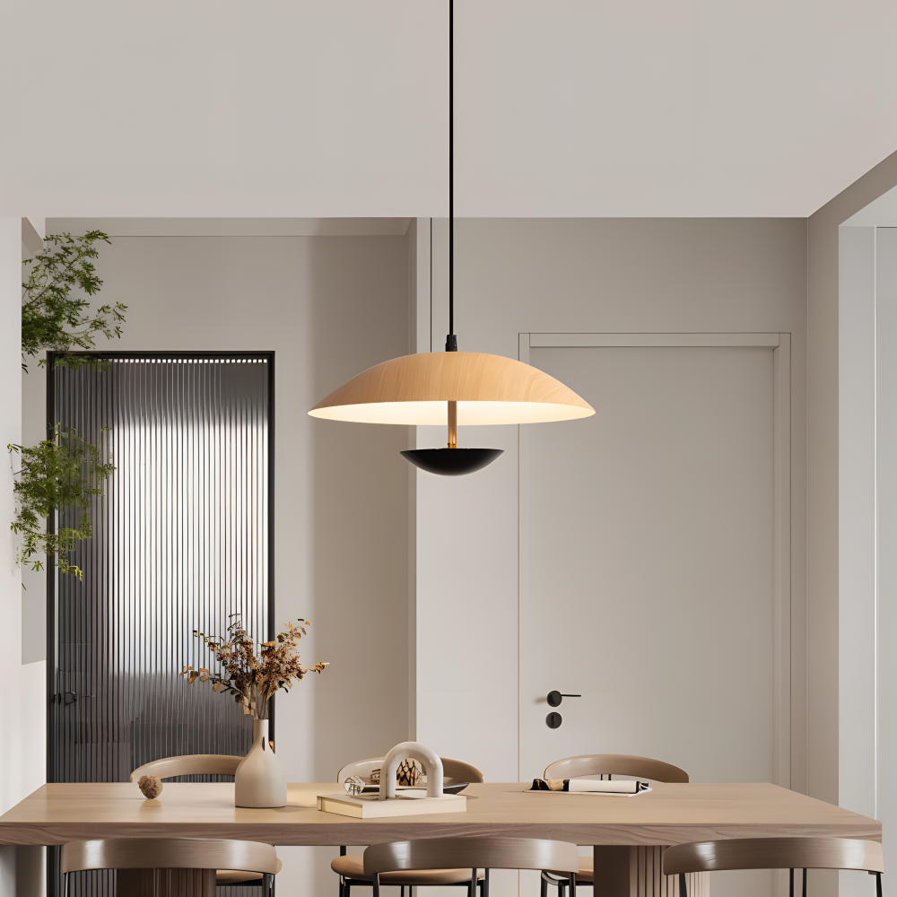 UmbreClash Pendelleuchte - Moderne Regenschirm Inspirierte Acryl Hängelampe - Retro Industrielle Beleuchtung