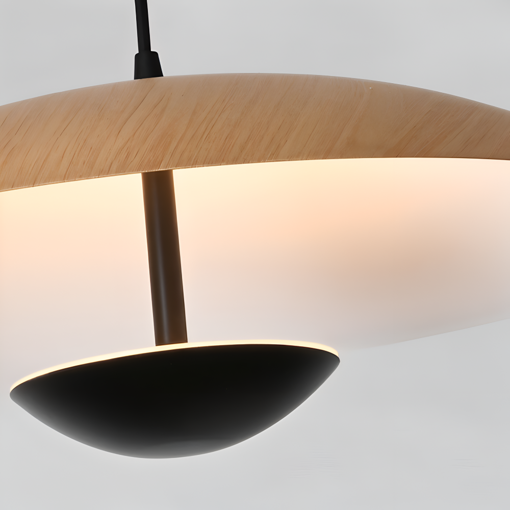 UmbreClash Pendelleuchte - Moderne Regenschirm Inspirierte Acryl Hängelampe - Retro Industrielle Beleuchtung