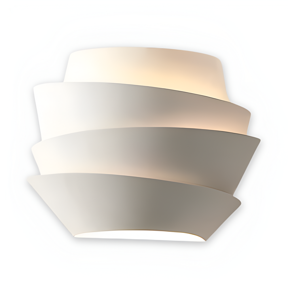 UniqGleam Wandleuchte - Geometrische Wandlampe aus Metall - Dekorative Wandleuchten LED Indoor