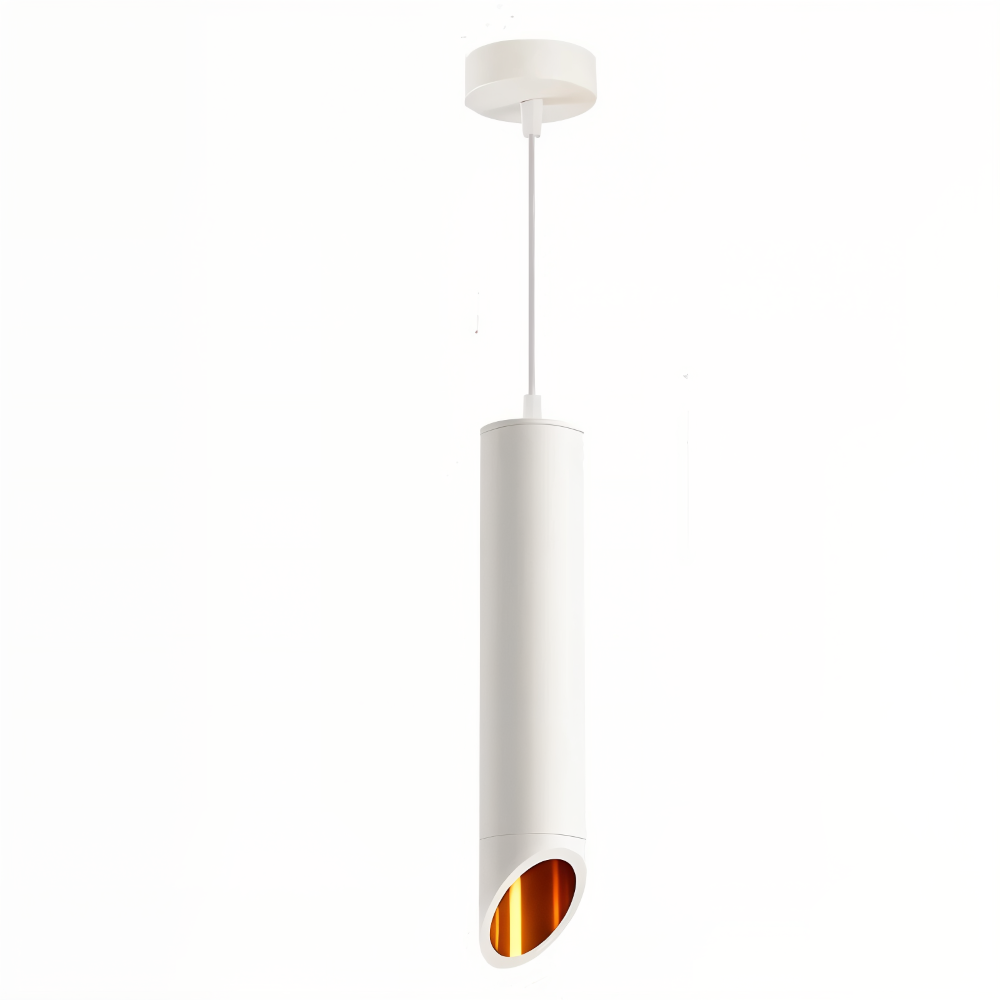 Uniqlux Tube Pendelleuchte - Moderne Schwarz/Weiß Aluminium LED Hängelampe