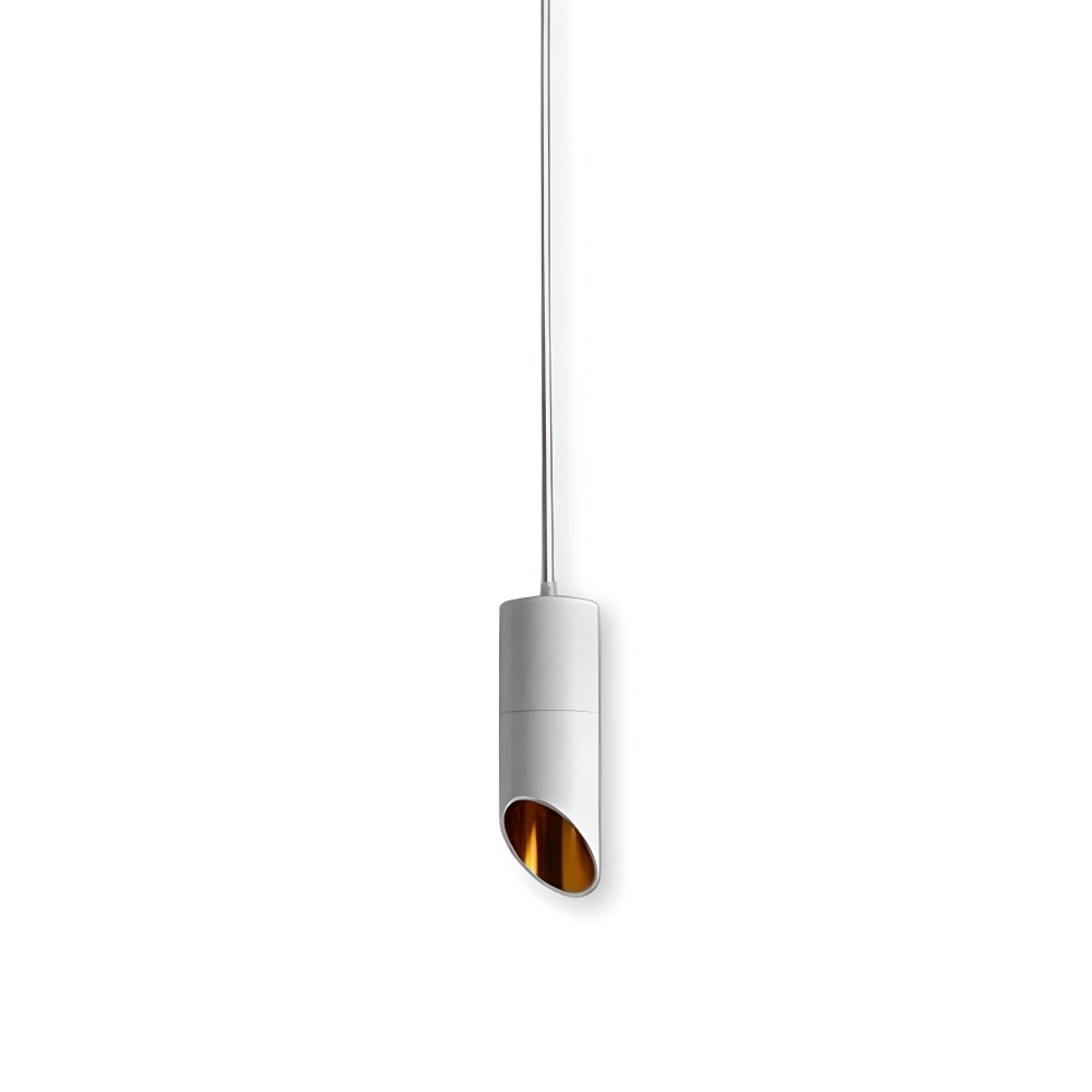 Uniqlux Tube Pendelleuchte - Moderne Schwarz/Weiß Aluminium LED Hängelampe