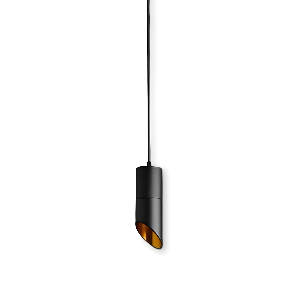Uniqlux Tube Pendelleuchte - Moderne Schwarz/Weiß Aluminium LED Hängelampe