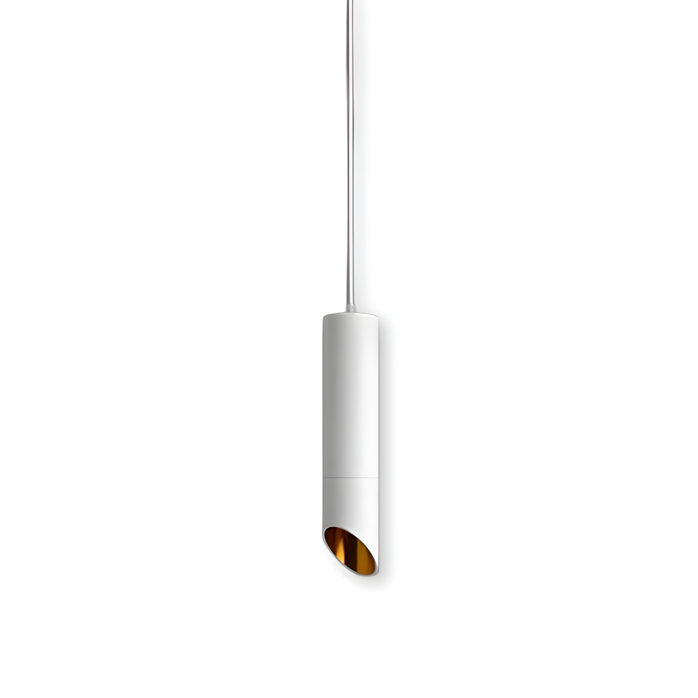 Uniqlux Tube Pendelleuchte - Moderne Schwarz/Weiß Aluminium LED Hängelampe