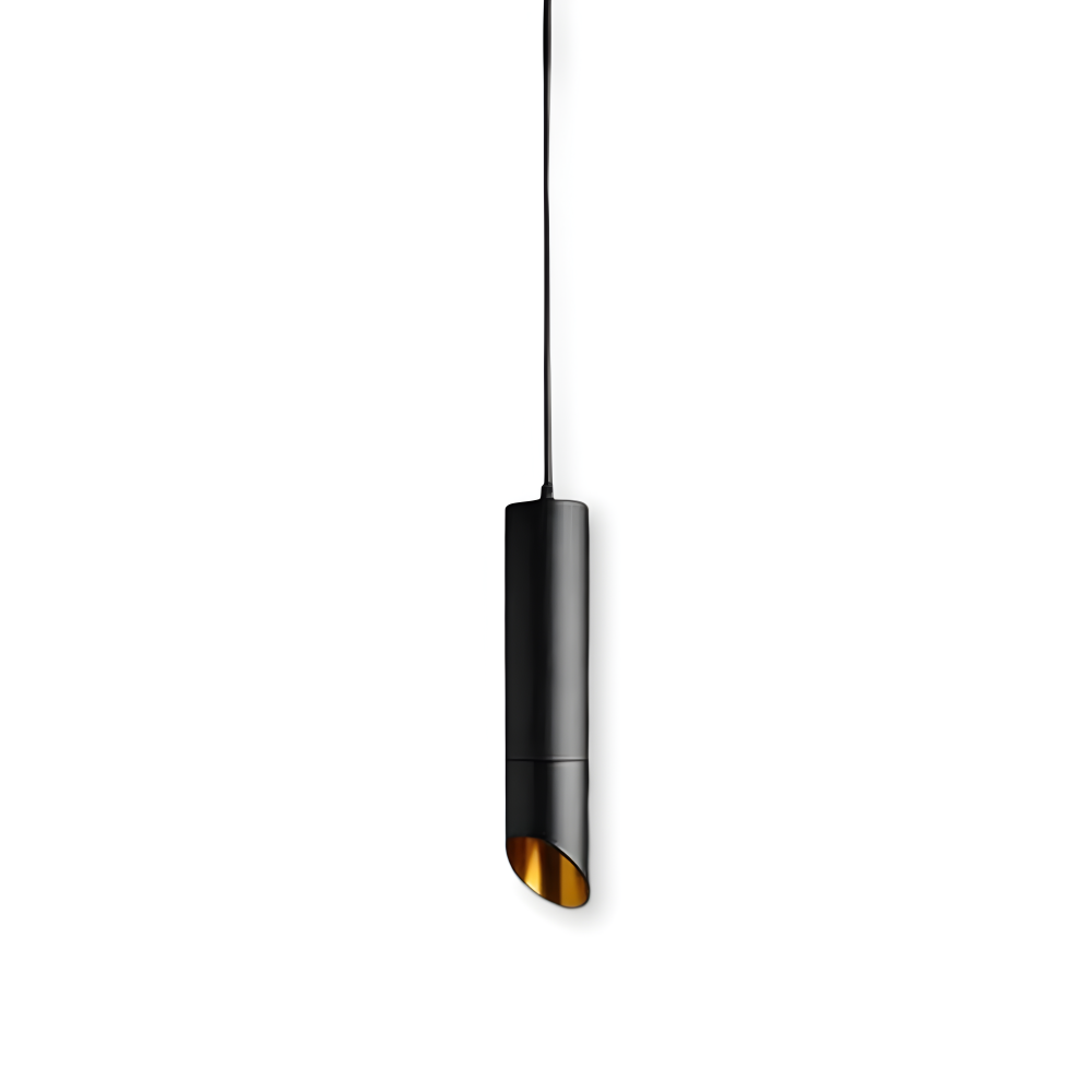 Uniqlux Tube Pendelleuchte - Moderne Schwarz/Weiß Aluminium LED Hängelampe