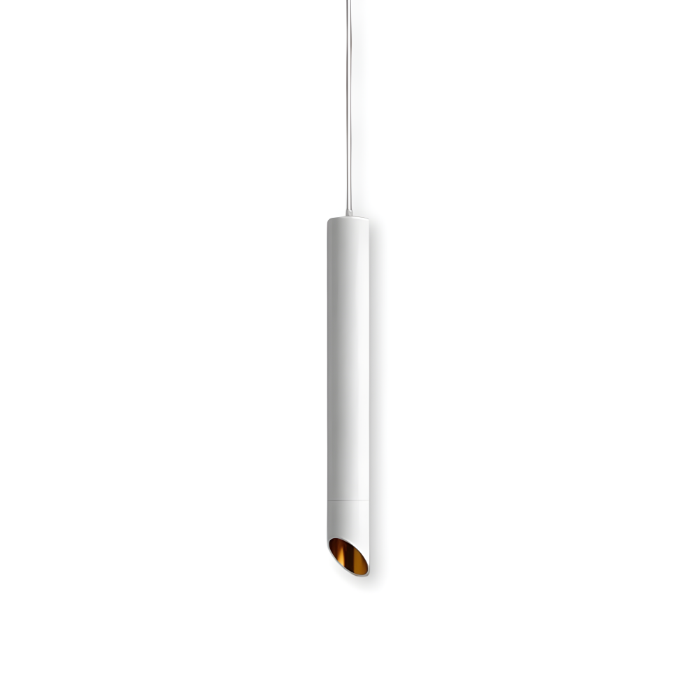 Uniqlux Tube Pendelleuchte - Moderne Schwarz/Weiß Aluminium LED Hängelampe