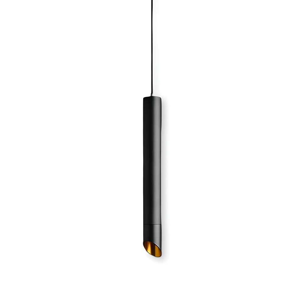 Uniqlux Tube Pendelleuchte - Moderne Schwarz/Weiß Aluminium LED Hängelampe