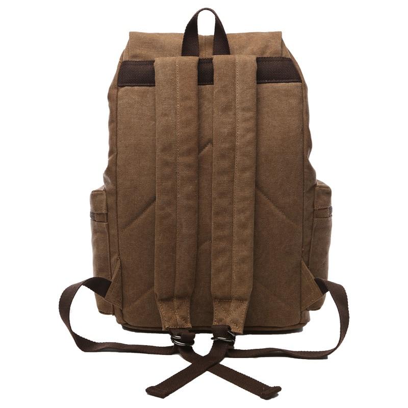 Vento Unisex Rucksack | Robustes Canvas, Großes Fassungsvermögen, Laptopfach 2