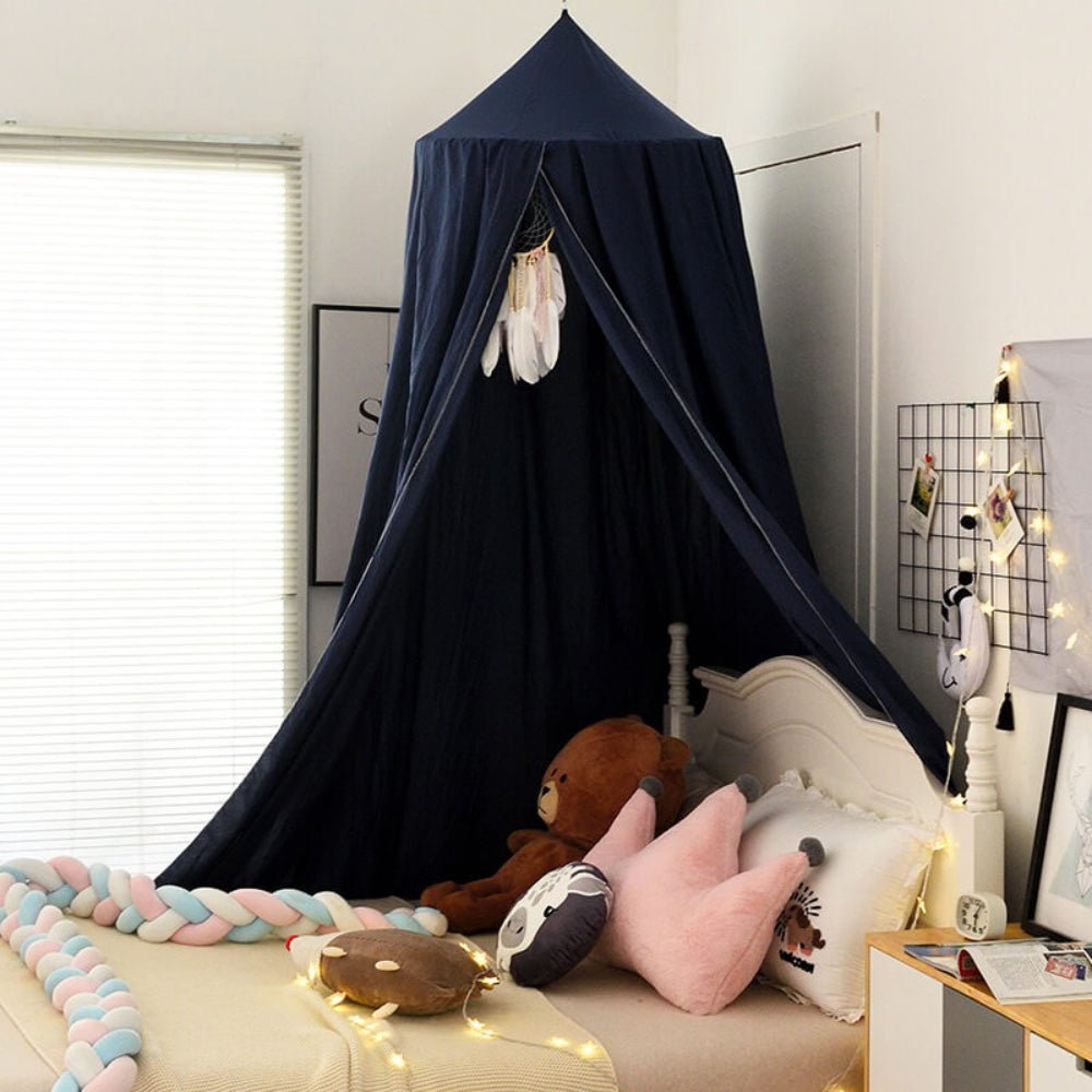 Verspielter Hänge-Bettbaldachin - Atmungsaktives Polyester-Baumwoll-Gemisch für Kinderzimmer Decor 7