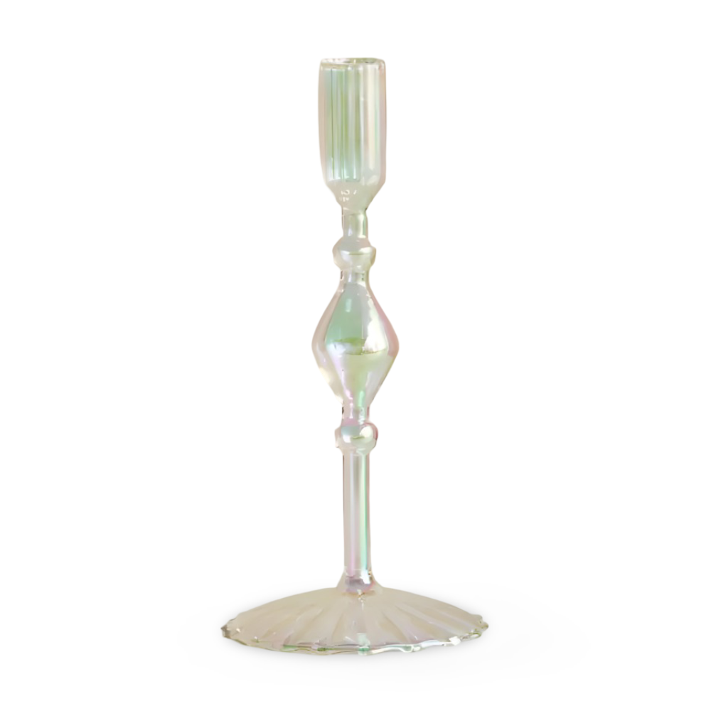 Lebendiger Kunstglas Kerzenhalter für die Wohnkultur