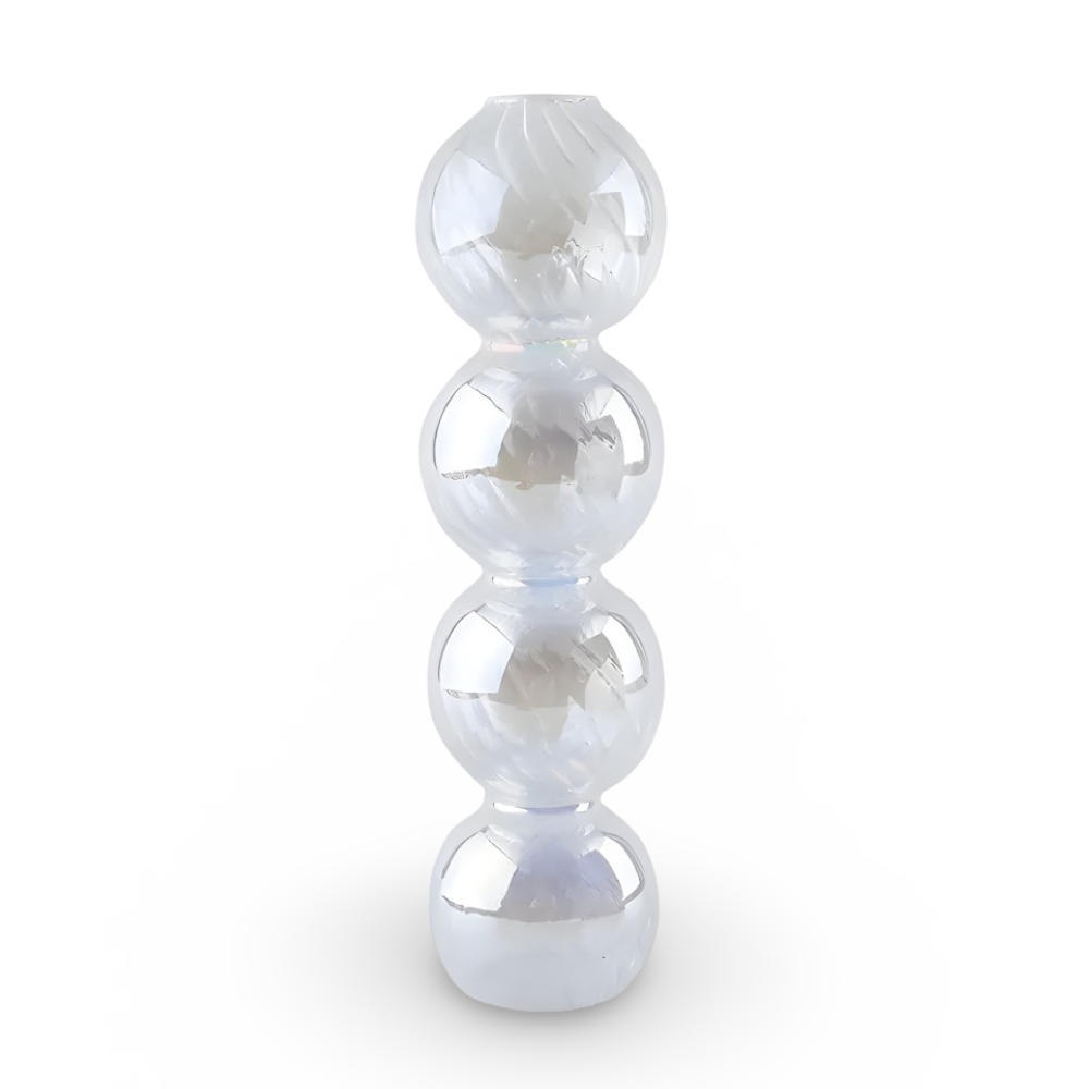 Lebendiger Kunstglas Kerzenhalter für die Wohnkultur